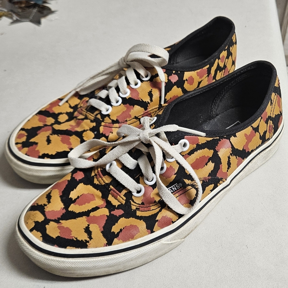 Vans Leopard Print Women's Size 8 /Mens 6.5 Sneakers